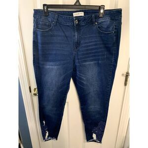 Lane Bryant Mid-Rise Super Stretch Skinny Jeans Size 20